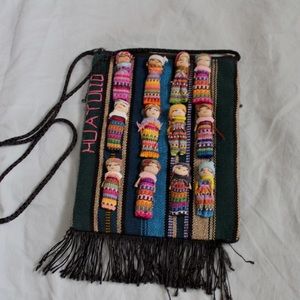 Handmade Worry Doll Crossbody Purse